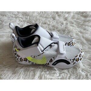 Nike 7.5 SuperRep Cycle White Leopard Indoor Cycling Shoes CJ0775-177 Flaw